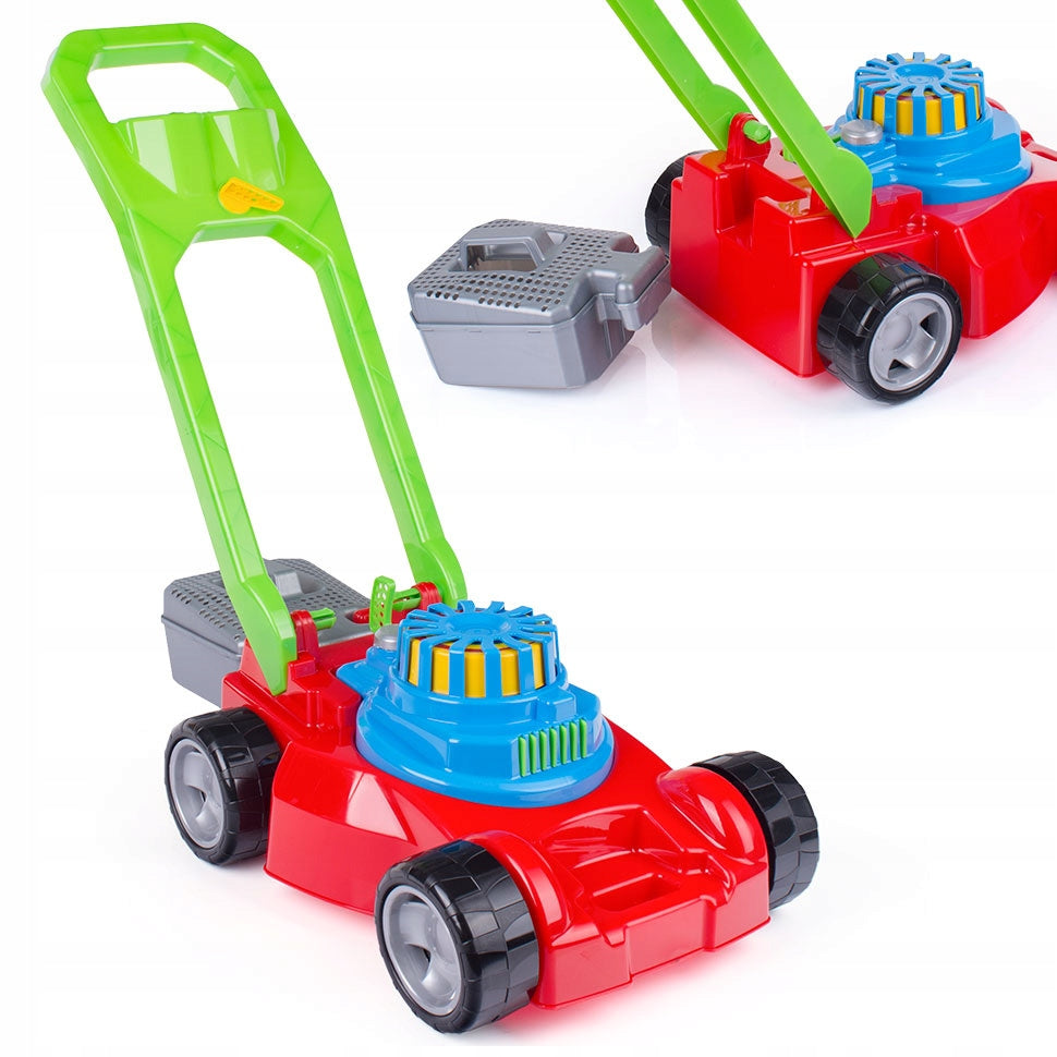 Colourful solid mower with basket polish product Manufacturer code 409472