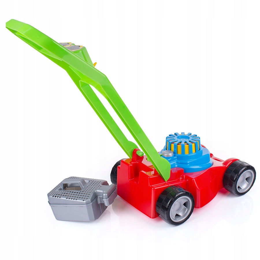 Colourful solid mower with basket polish product