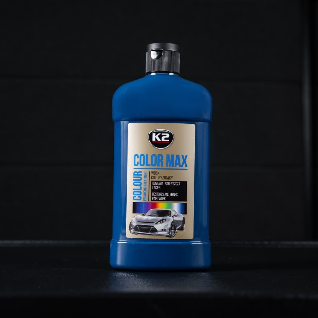 Colouring wax NAVY BLUE Milk Masks scratches K2 Color Max 500ml Packaging status original