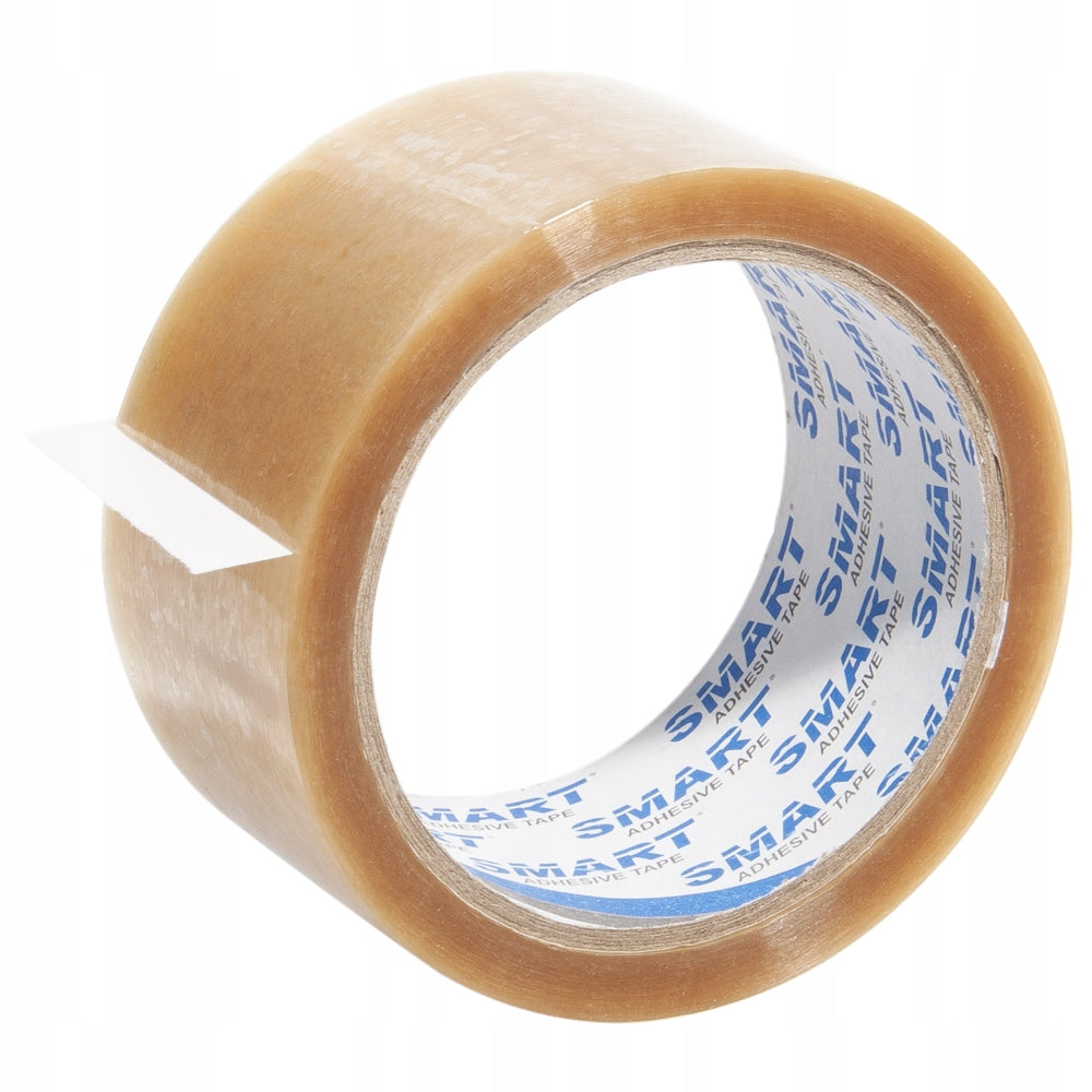 Colourless Packing Tape 48/66y RUBBER Transparent Solvent SMART 216pcs Width 48 mm
