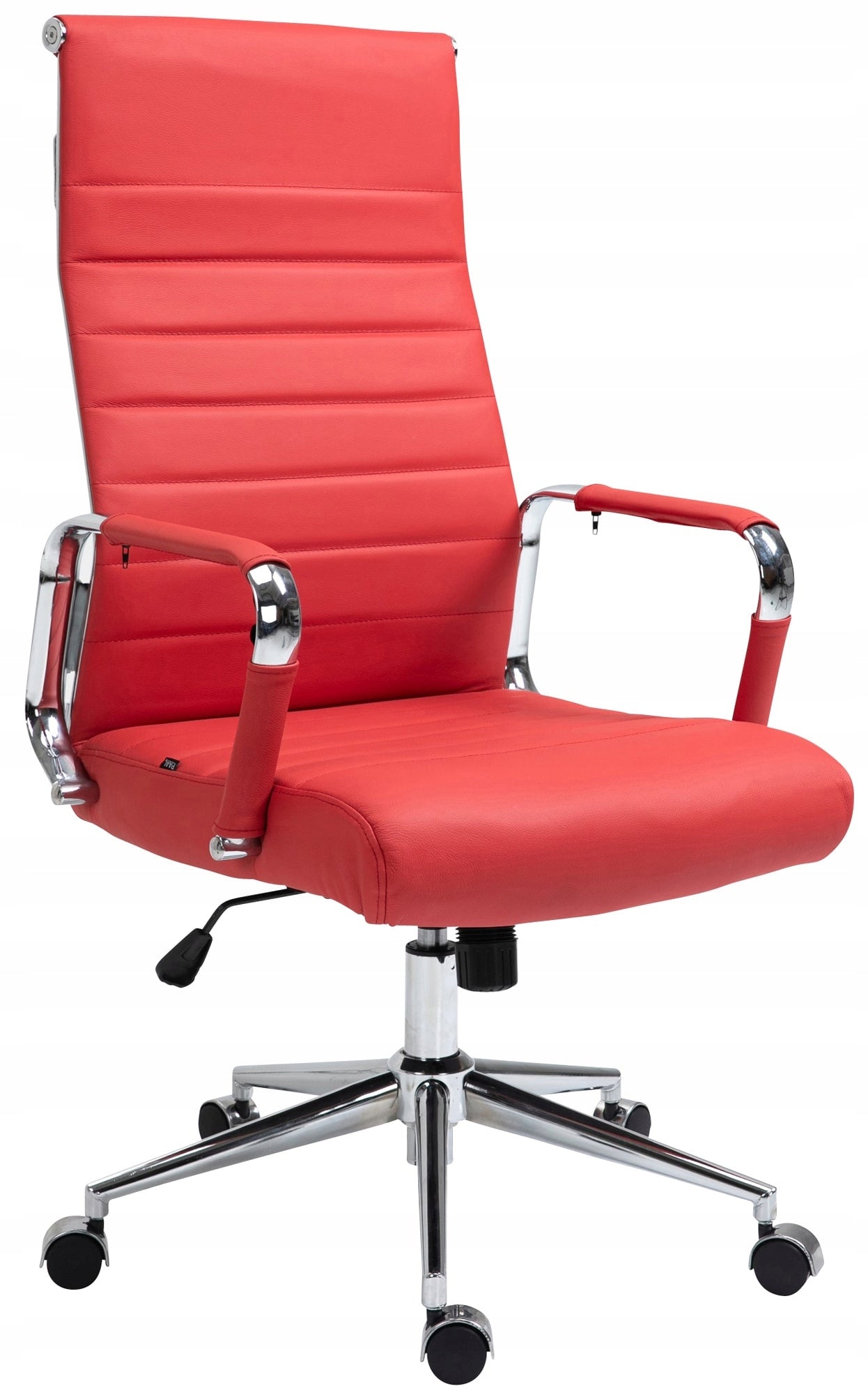 Columbus Office Chair, Genuine Leather, Red
