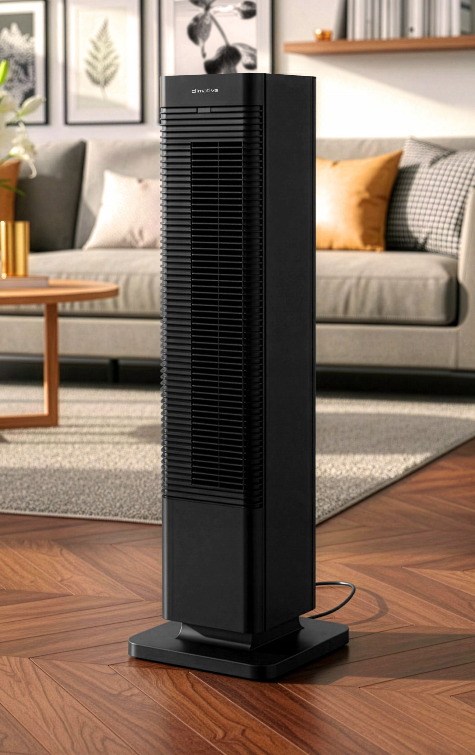 Column Fan Climative CoolHeat Standing COOLS+HEATS WiFi LED Dominant color black