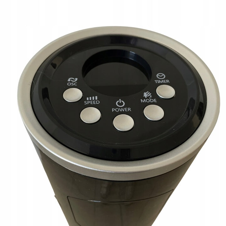 Column Fan Standing Fan Quiet Standing Remote Control Ionization 117cm XL Dominant color black