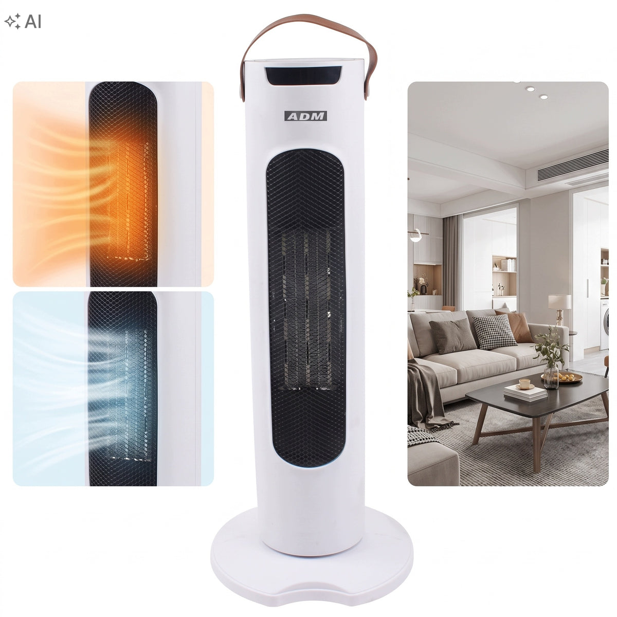 Column Fan with Cool Vent Mode ADM 6062 and Oscillation Packaging status original