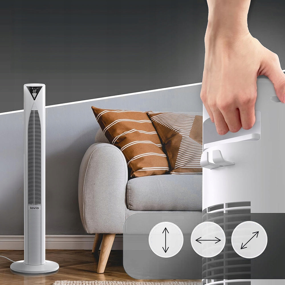 Column fan floor standing fan PILOT IONIZATION WiFi 118 cm Functions Ionization oscillation automatic oscillation timer