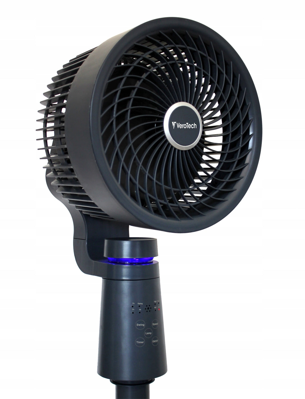 Column floor fan Verotech VF-720 black remote control oscillation 3D Model VF-720