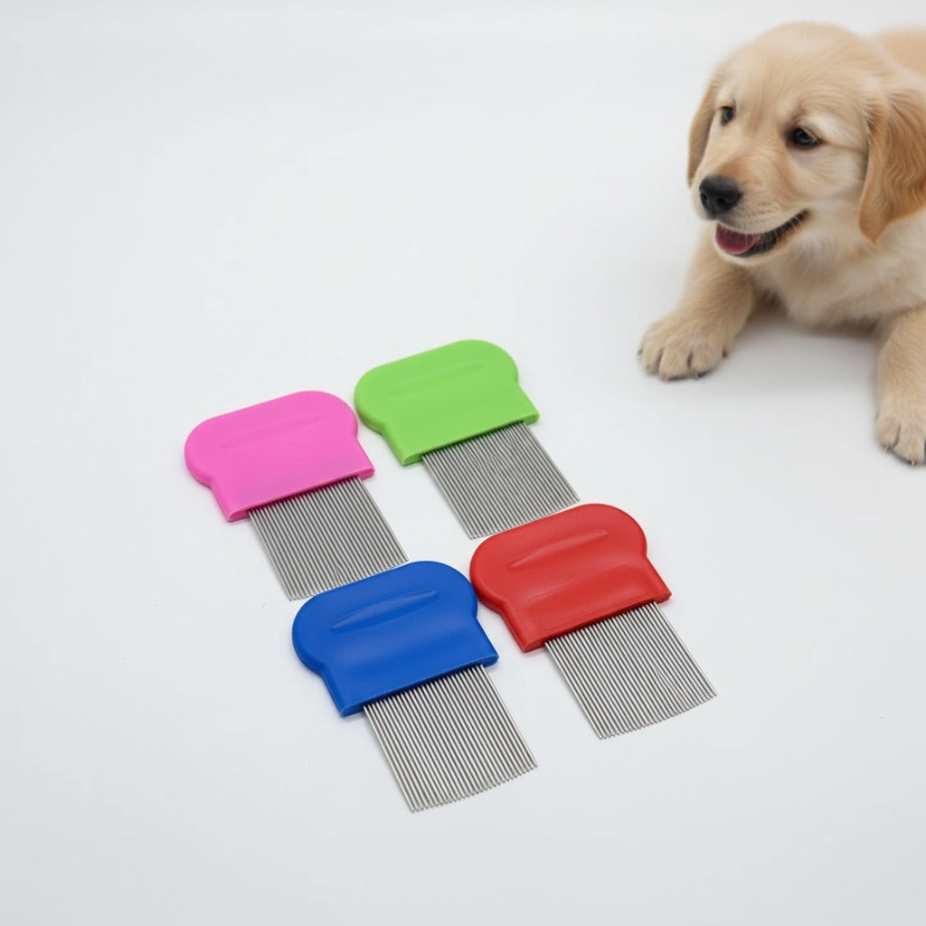Comb for fleas and nits for dog and cat