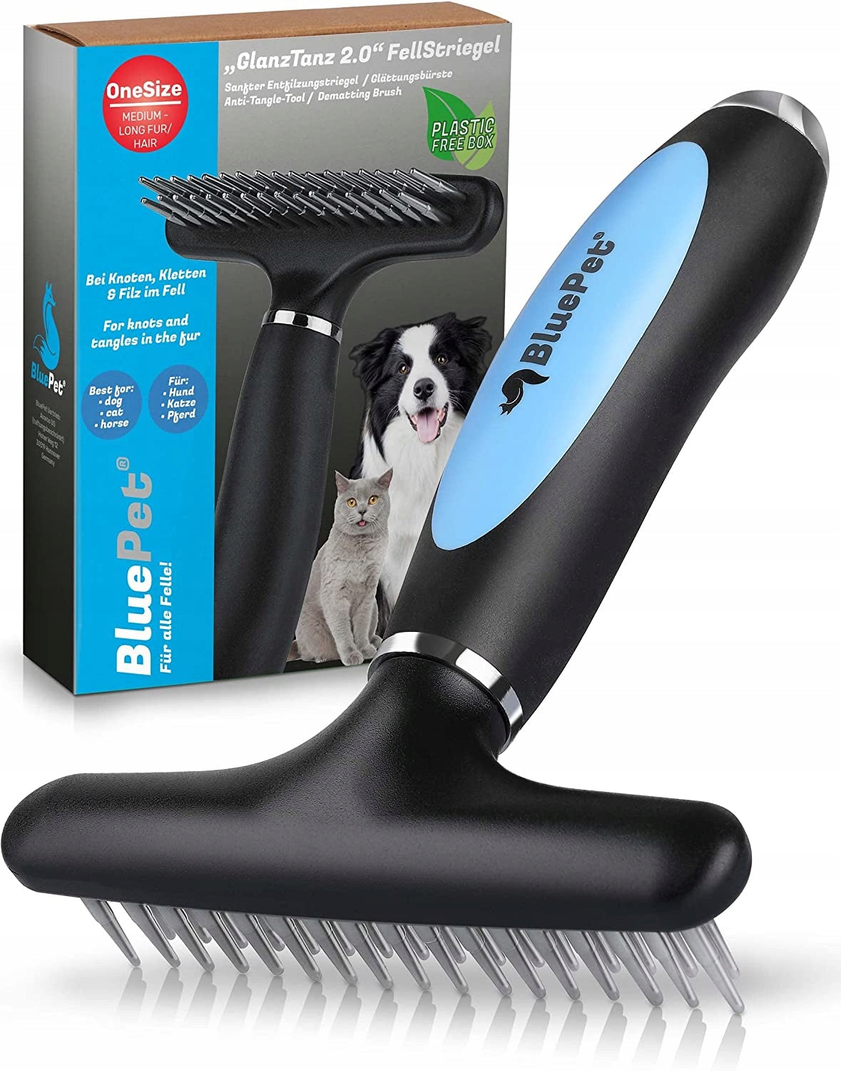 Comb for long hair Bluepet x