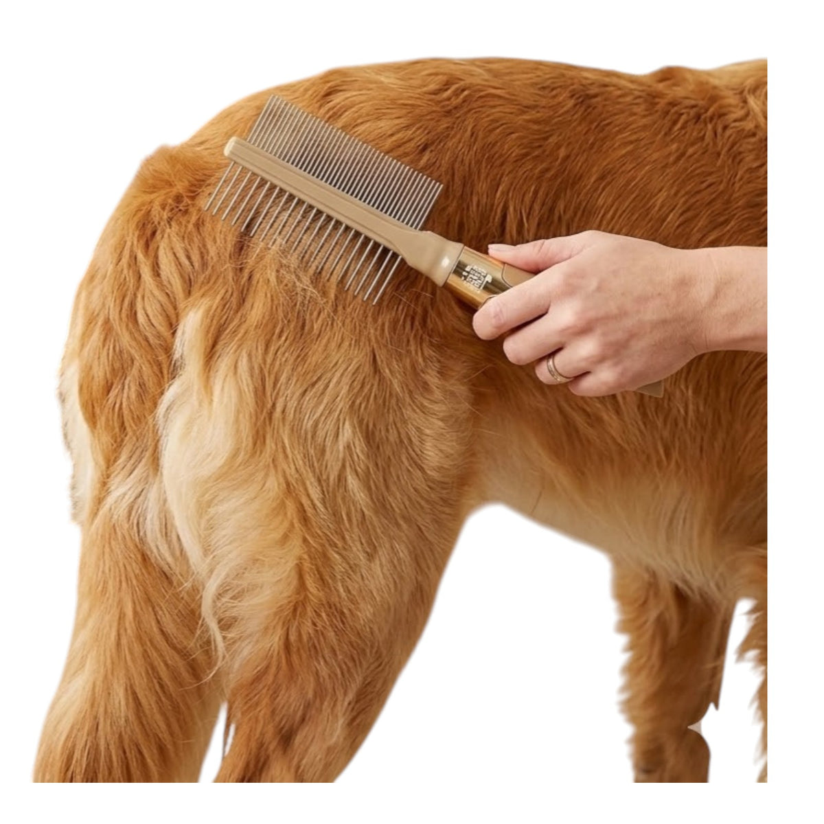 Comb for long hair requiring Kerbl Gold 20 x 7 cm Manufacturer code 80138