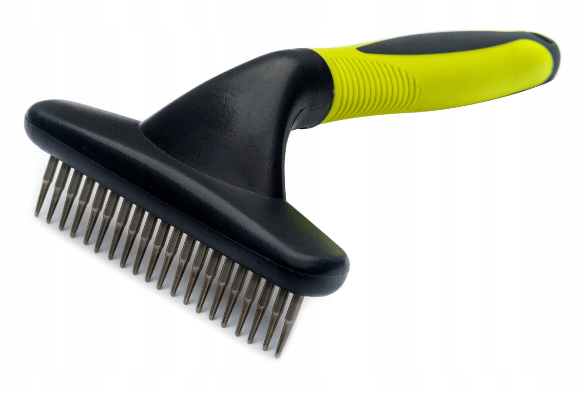 Comb with SWIVEL TEETH Single Row Dog HAIR CARDED Brush