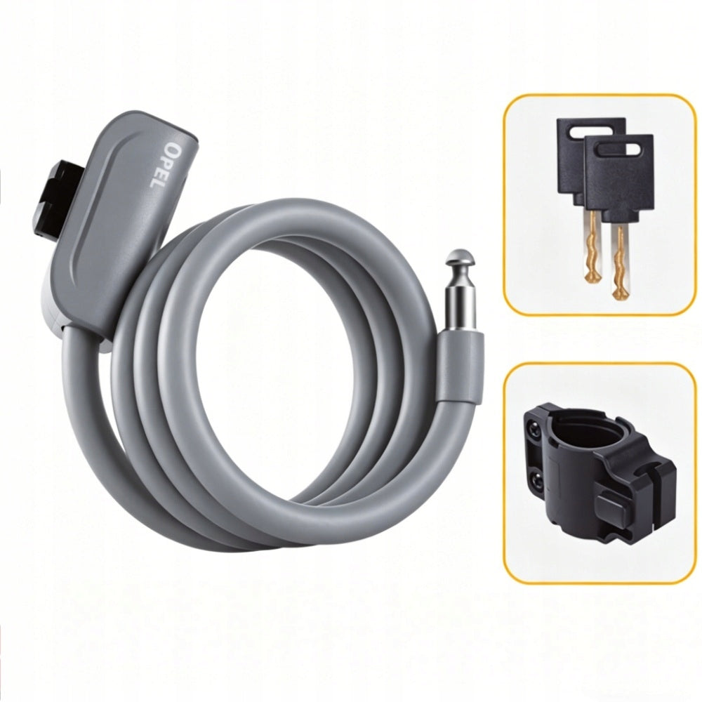 Combination Bicycle Lock Anti-Theft Durable & Safe Bike Lock Grey Weight 400 g