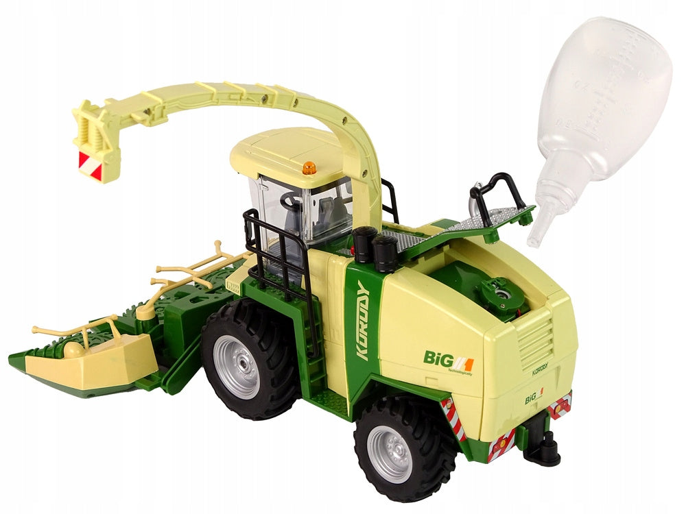 Combine Harvester Remote Controlled Smoke Light Sound 2.4G Lean Toys Toys Children Kind driving