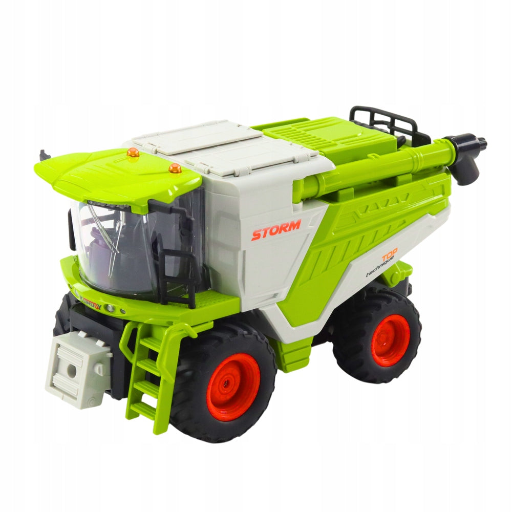 Combine Harvester With Grain Header 2in1 Remote Controlled RC Smoke Effect 2. 4G Brand LEAN Toys
