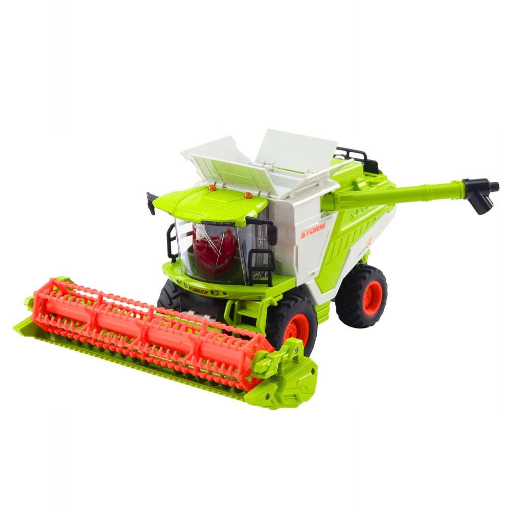 Combine Harvester With Grain Header 2in1 Remote Controlled RC Smoke Effect 2. 4G Kid's age 3＋ years