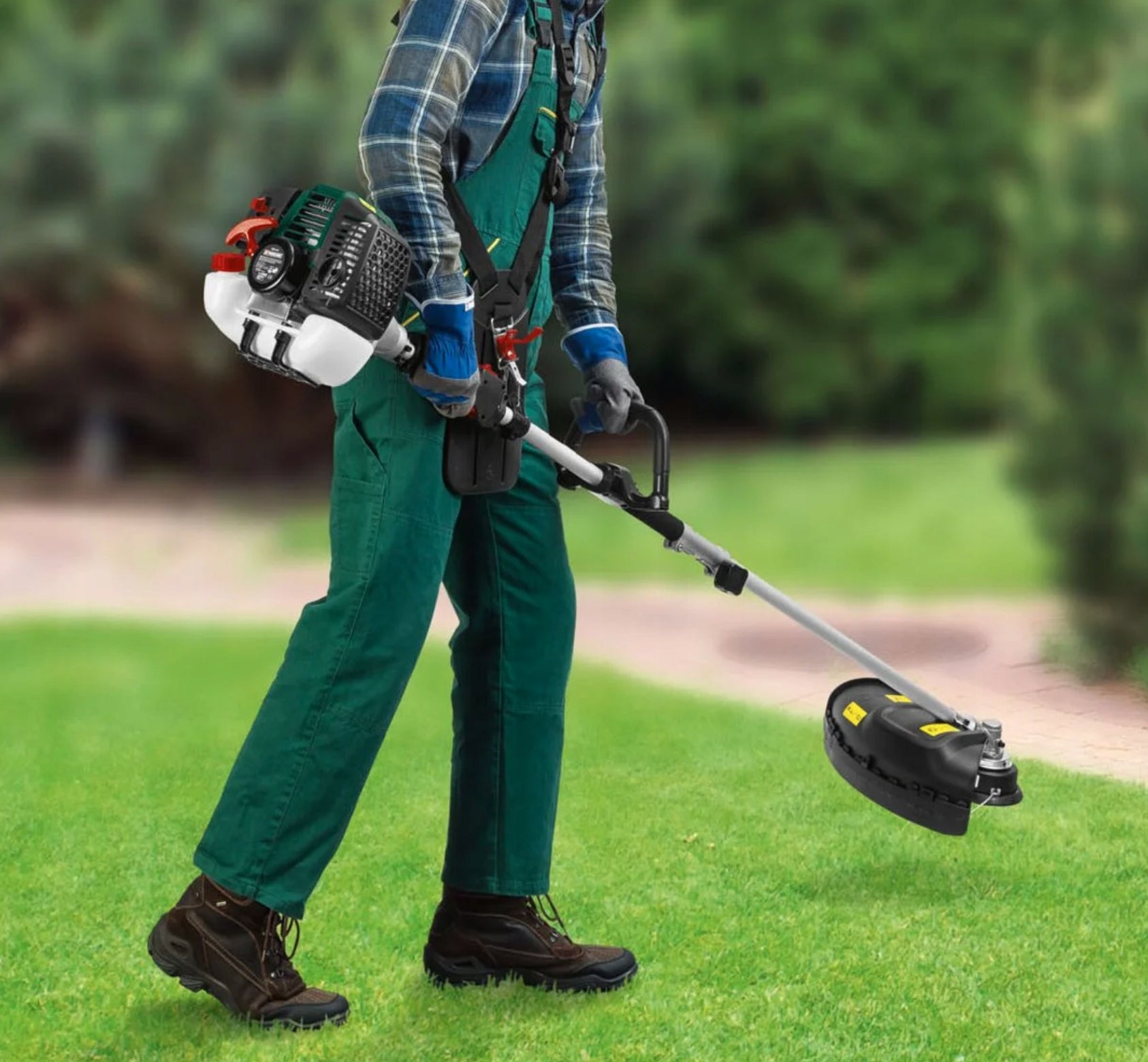 Combustion Scythe Brush Cutter Set 4in1 Parkside 1,97KM 43cm PBK Packaging status original