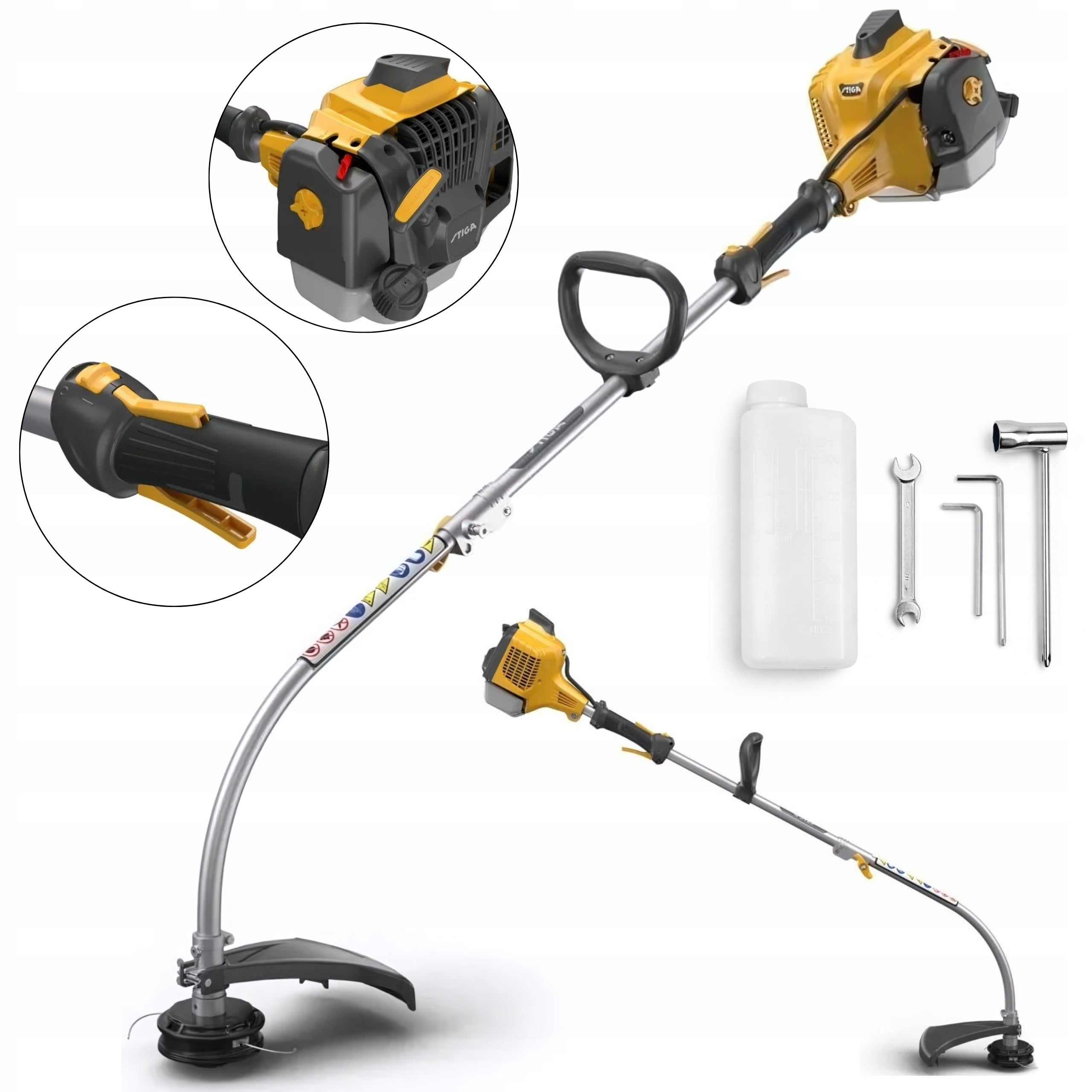 Combustion Scythe Brush Cutter Stiga GT730A 25.4 cm3 Efficient Brush Cutter
