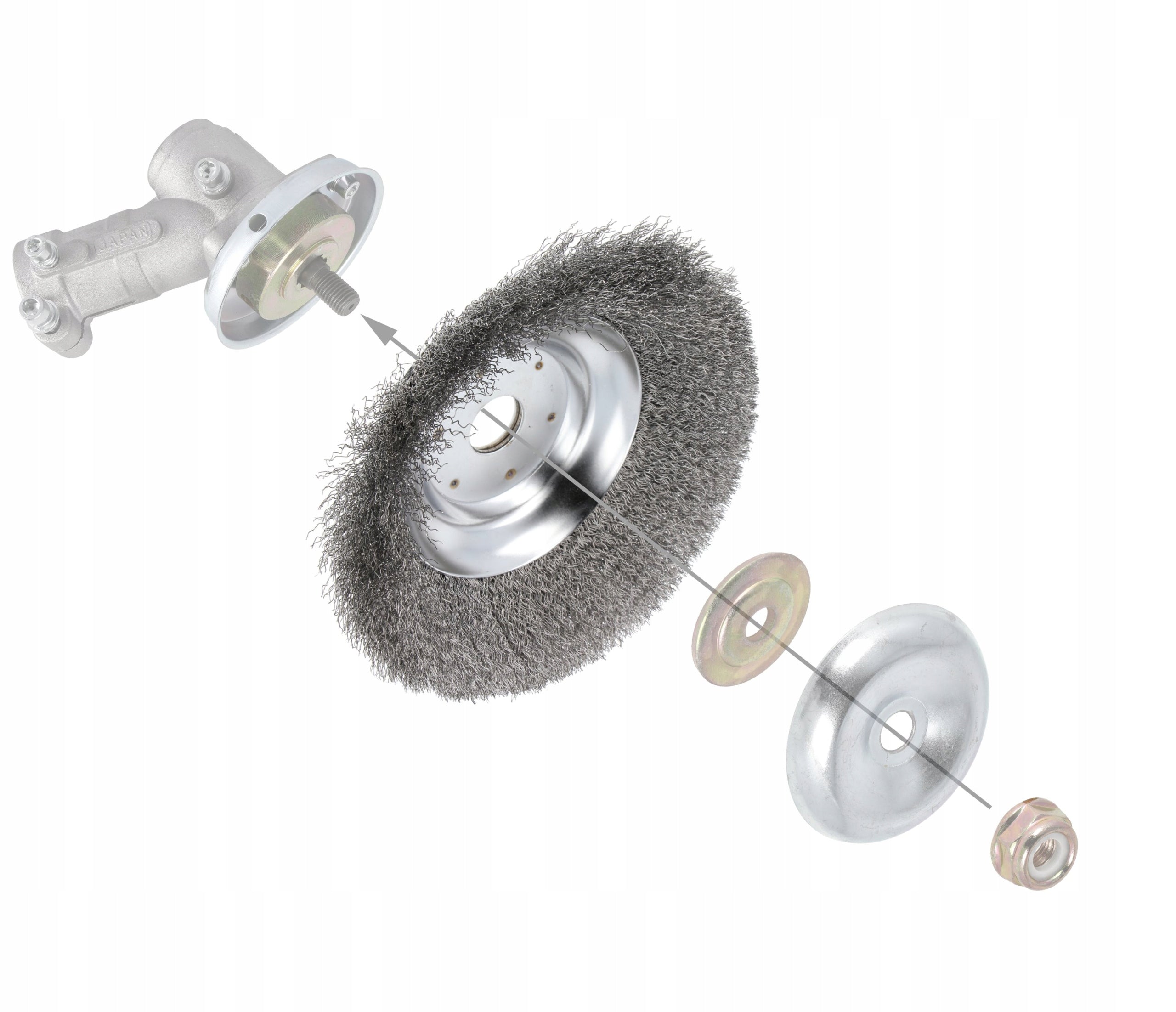 Combustion Scythe Wire Brush for Cleaning Cobblestone Cube Soft Packaging status original