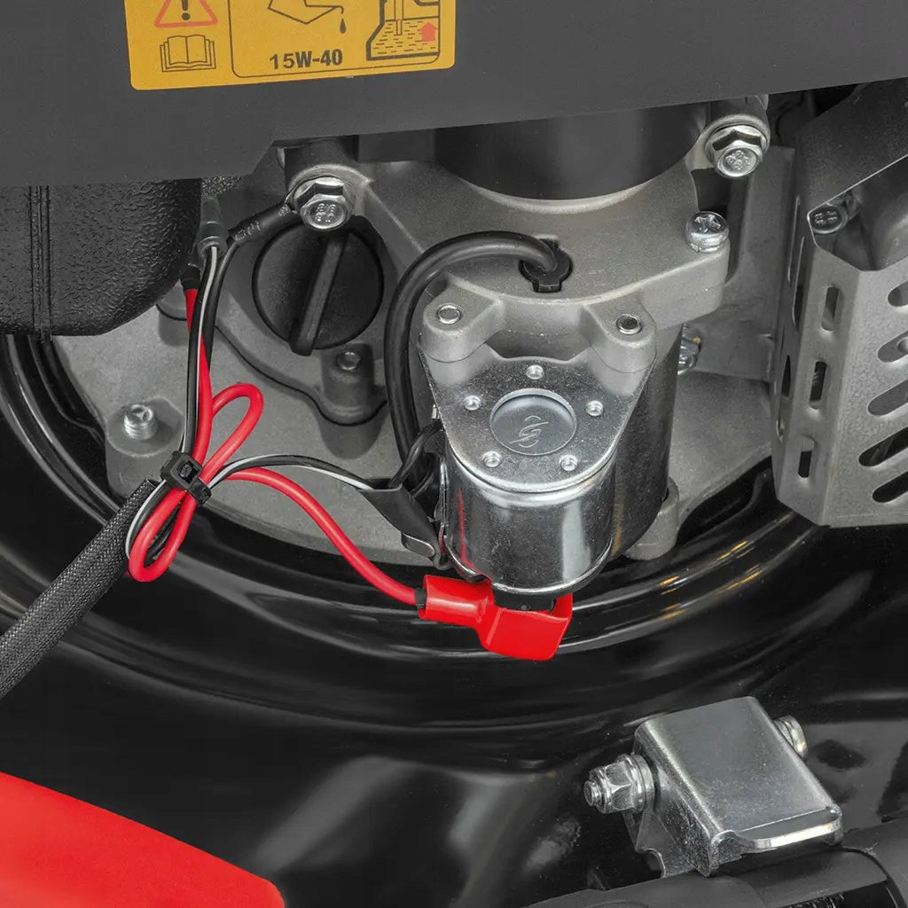 Combustion mower with Drive 196CC 51cm STARTER 4in1 LARGE WERKBERG 60L Internal combustion engine power 4.6 KM