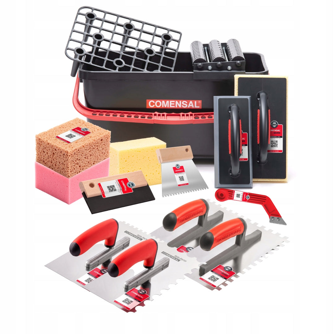 Comensal 24L Grouting Bucket, Glazing Set 16 Elements