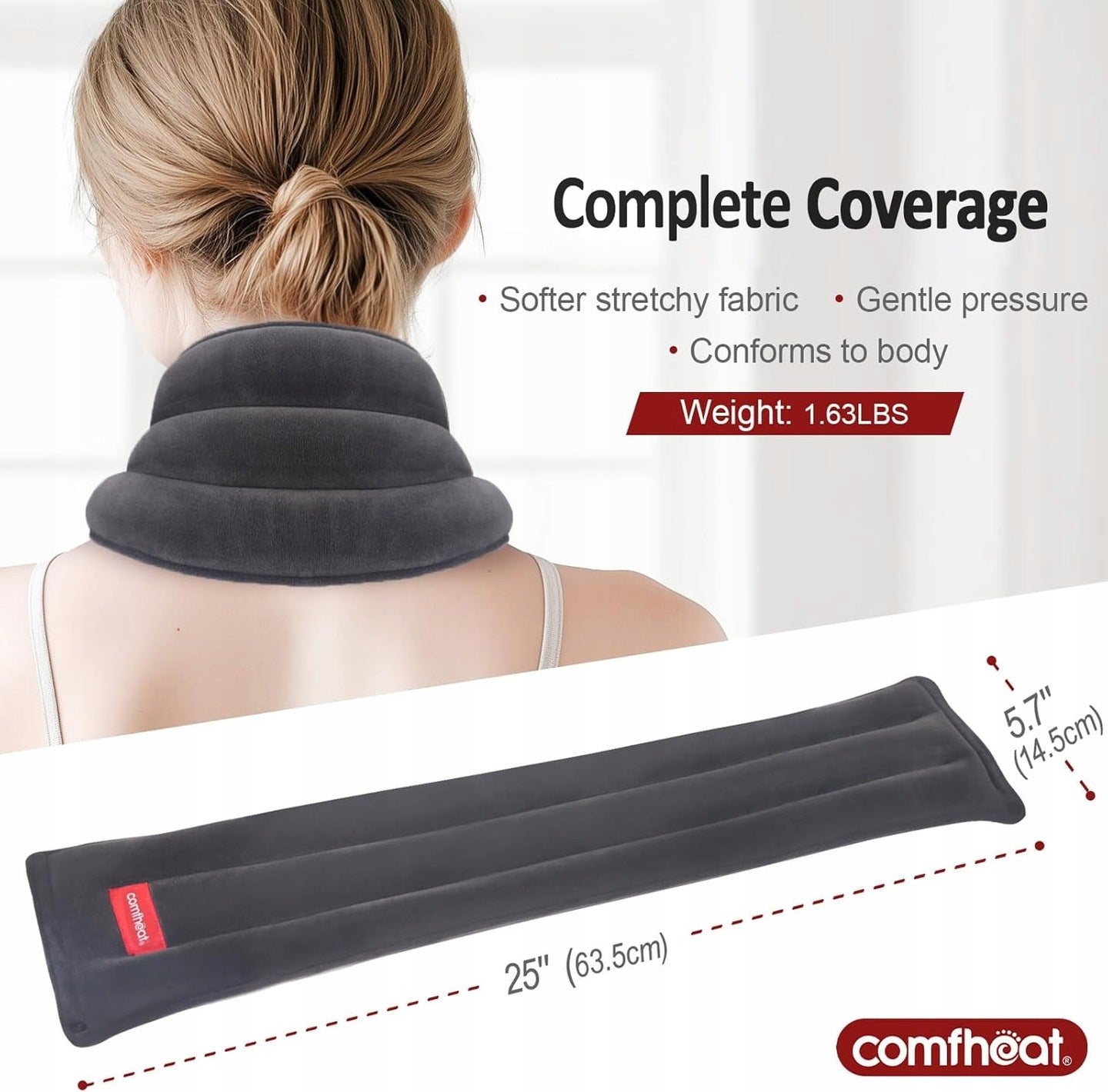 Comfheat Heated Neck Wrap – Warm/Cold, Lavender, 25×14,5 cm Brand no brand