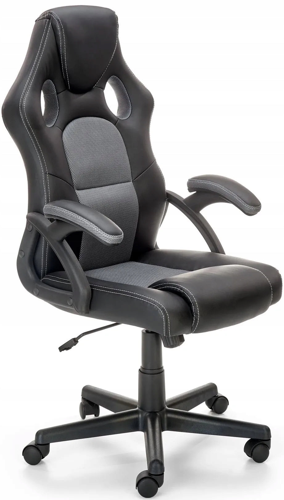 Comfortable Gaming Chair Ergonomic Halmar Berkel Grey Black