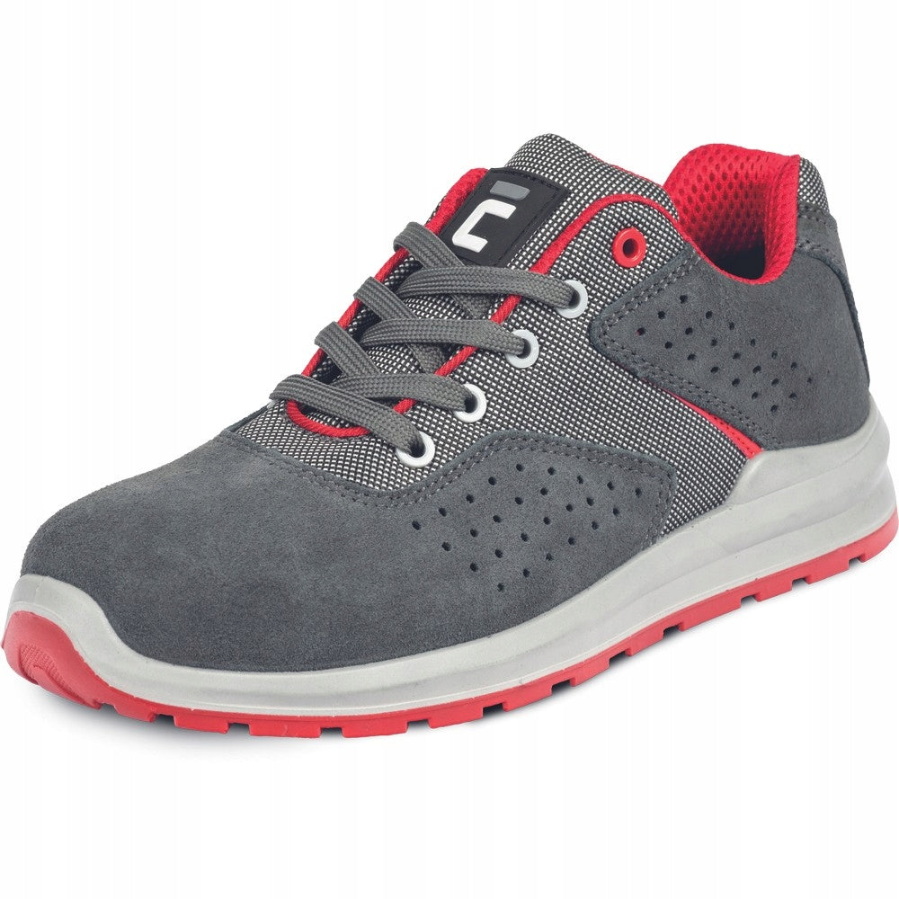 Comfortable anti-puncture work shoes with nose GRIMMA S1P SR grey Cerva 45 Packaging status original