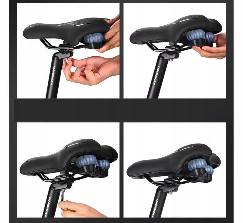 Comfortable bicycle saddle for MTB bike model COMFORT foam Dedicated for cross bikes enduro bikes MTB (mountain bikes) cyclocross bikes street bikes trekking bikes trail bikes