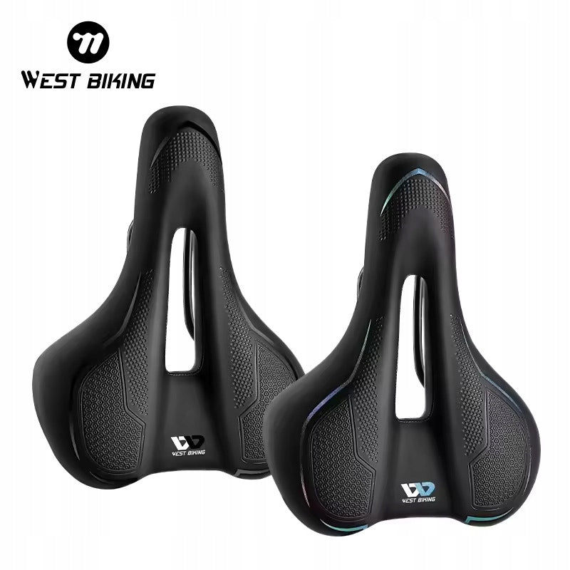 Comfortable bicycle saddle for MTB bike model COMFORT foam Weight 520 g