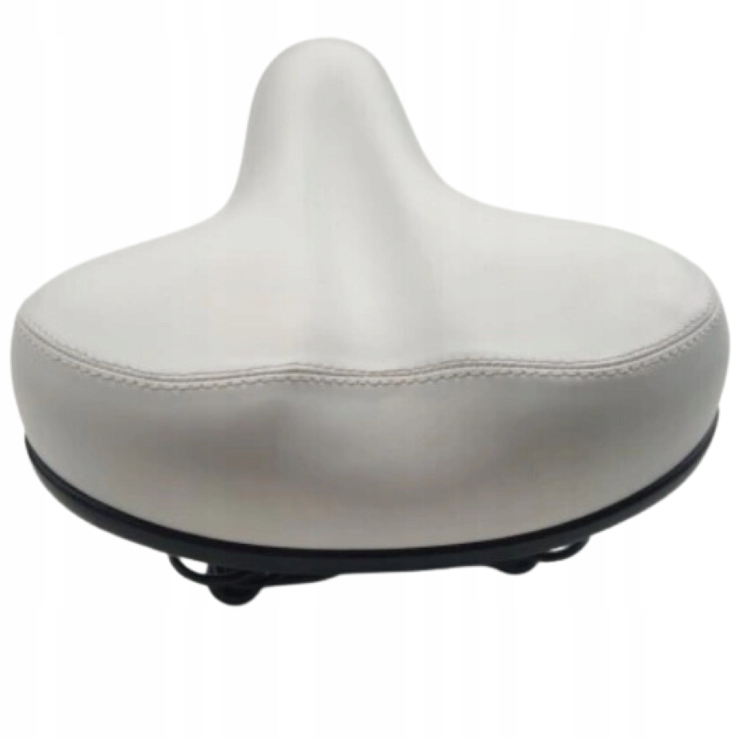 Comfortable bicycle saddle women's white couch comfort spring cushioning Brand Vader