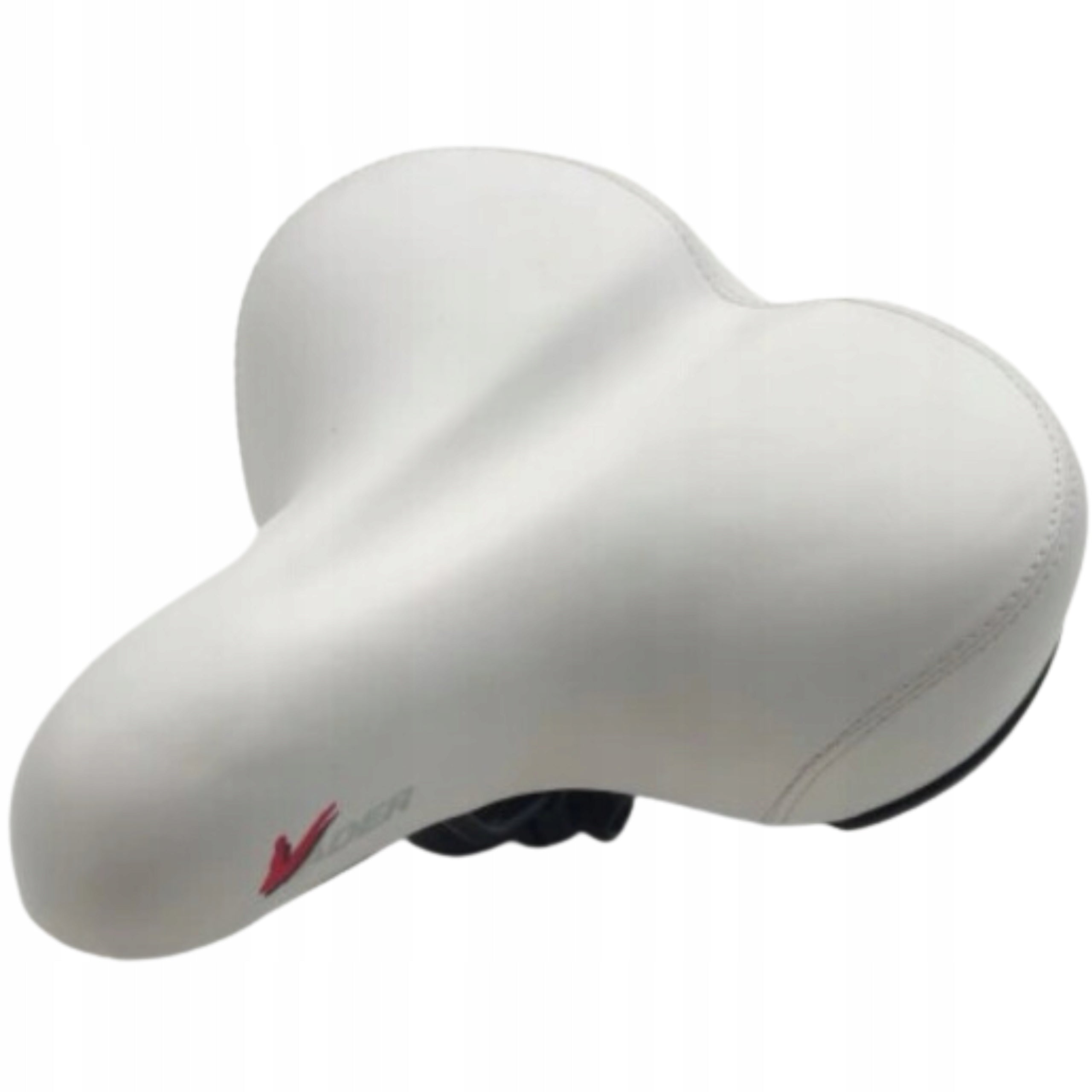 Comfortable bicycle saddle women's white couch comfort spring cushioning Manufacturer code VD813A