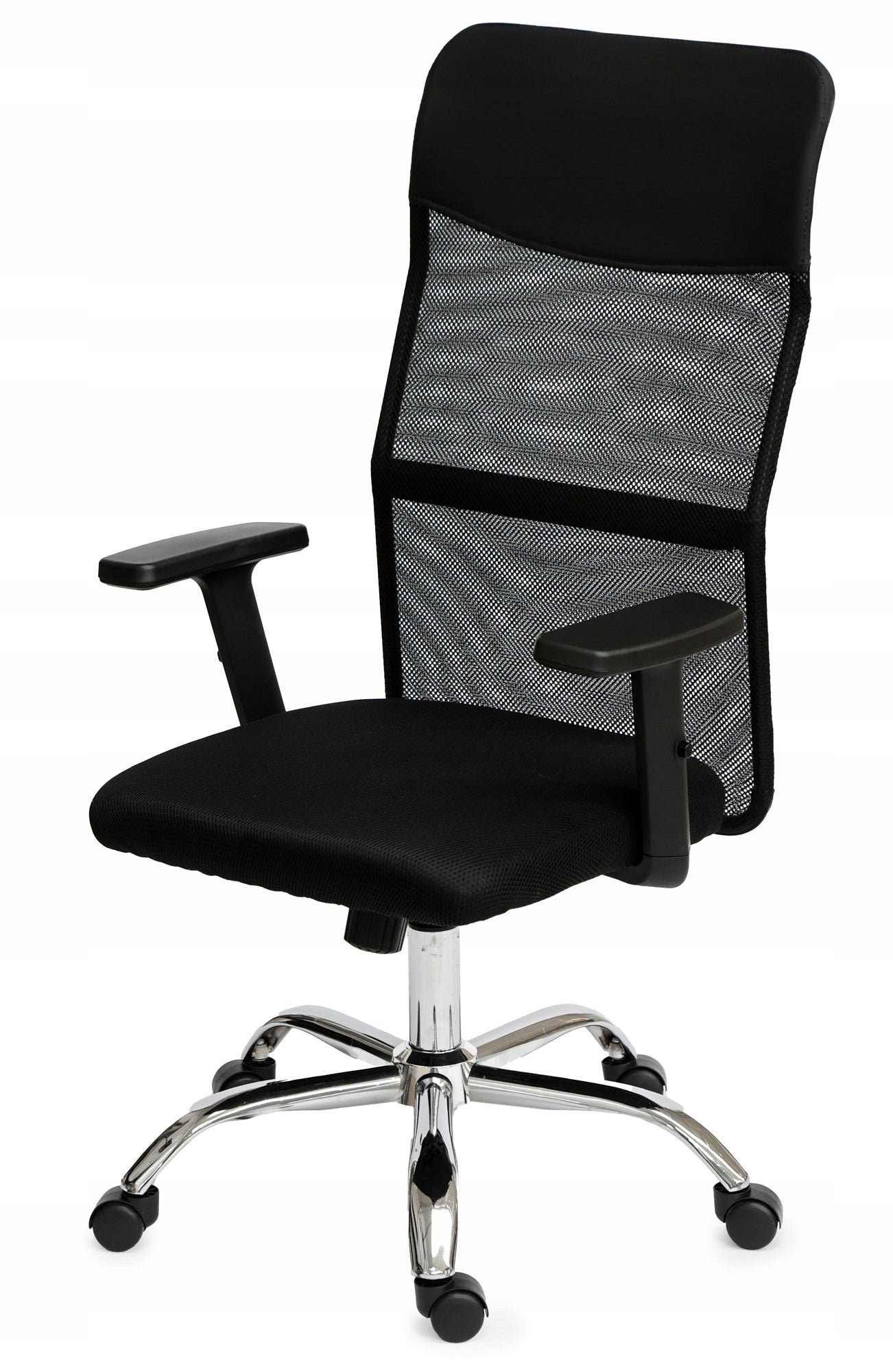 Comfortable black office chair GIOSEDIO RPX004 adjustable health and safety armrests Manufacturer code RPX004