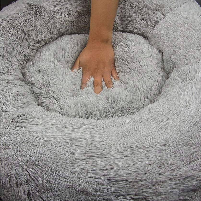 Comfortable dog and cat bed MILO 60 cm, fluffy, non-slip Kind bed