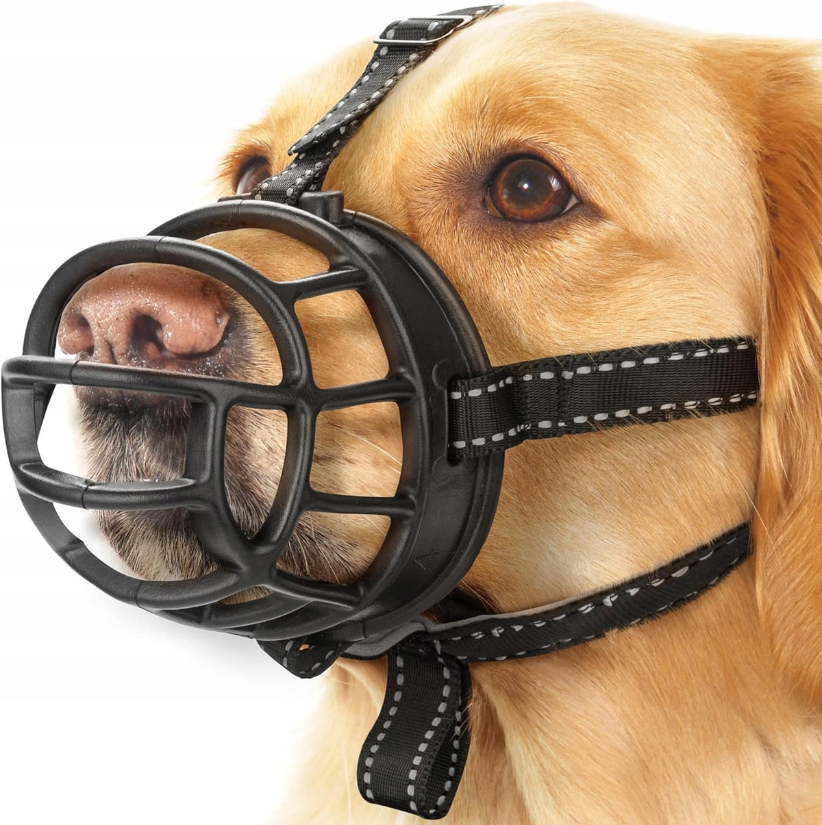 Comfortable muzzle with Adjustable Straps Size S