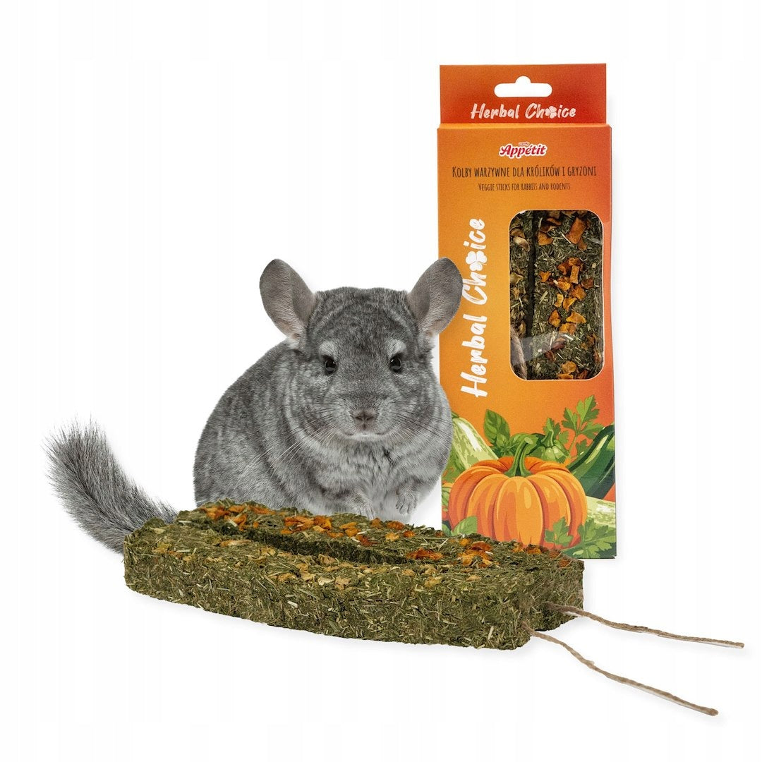 Comfy Appetit Herbal Choice Flasks for Rabbits and Rodents 85g Vegetable