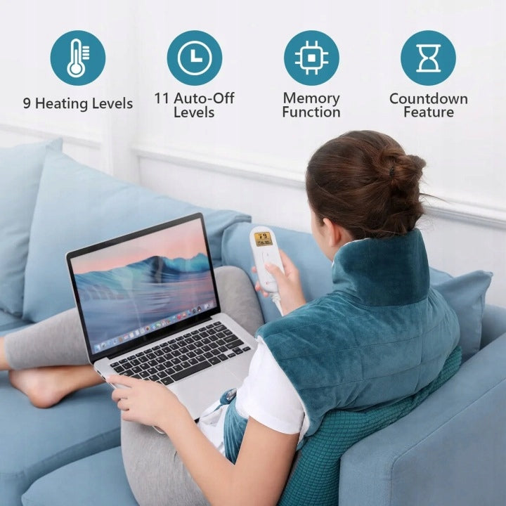 Comfytemp Weighted Heating Pillow for Neck, Shoulder and Back Heating Brand no brand