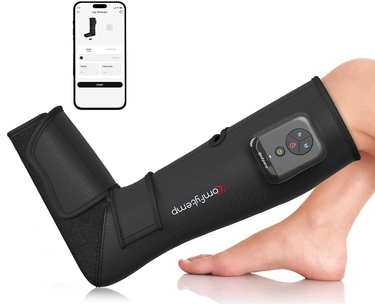 Comfytemp Wireless Calf Massager with Heat Function Portable 2500mAh