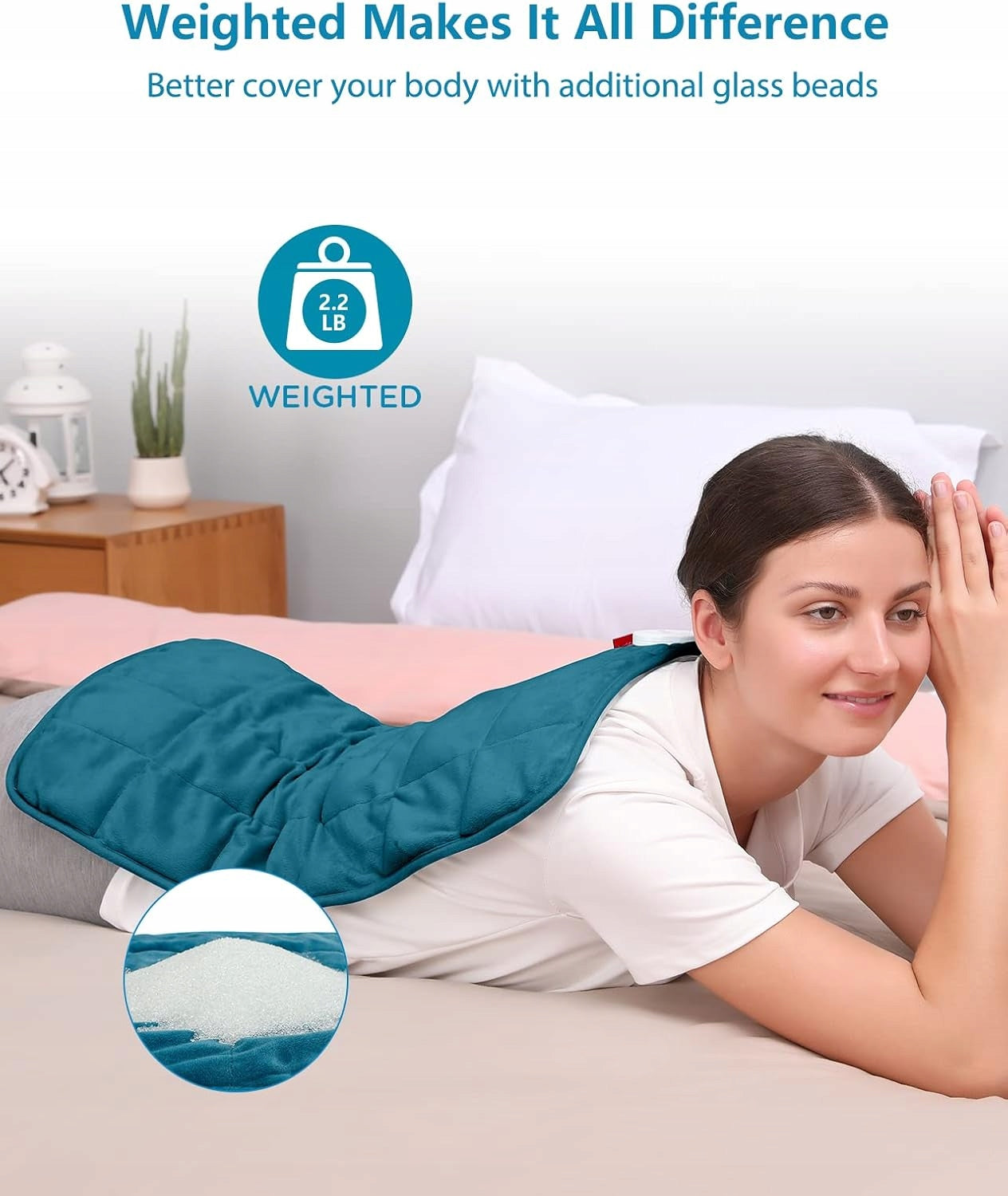 Comfytemp heating pad for back and electric period pillow 30x60 Medical device no