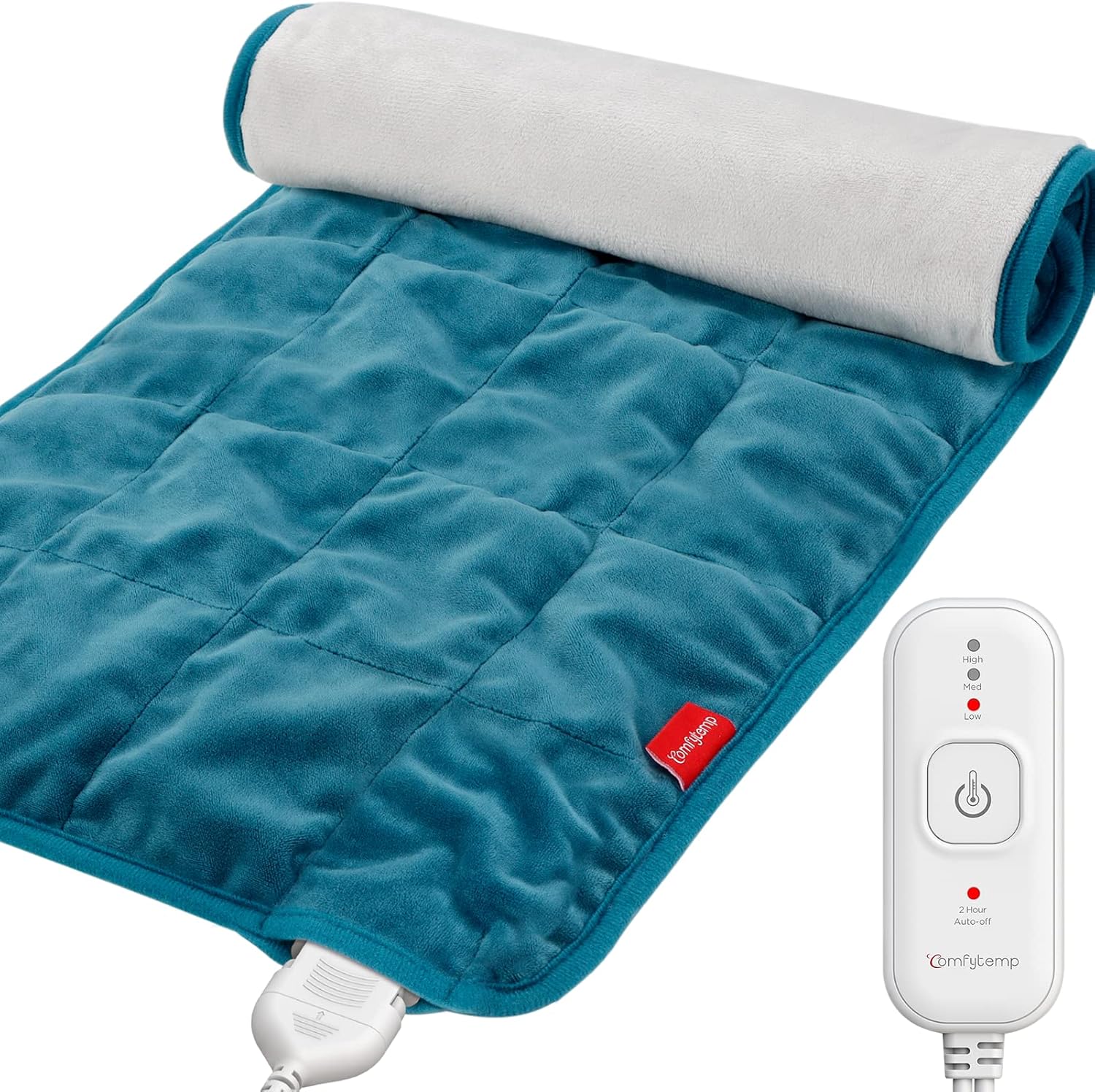 Comfytemp heating pad for back and electric period pillow 30x60