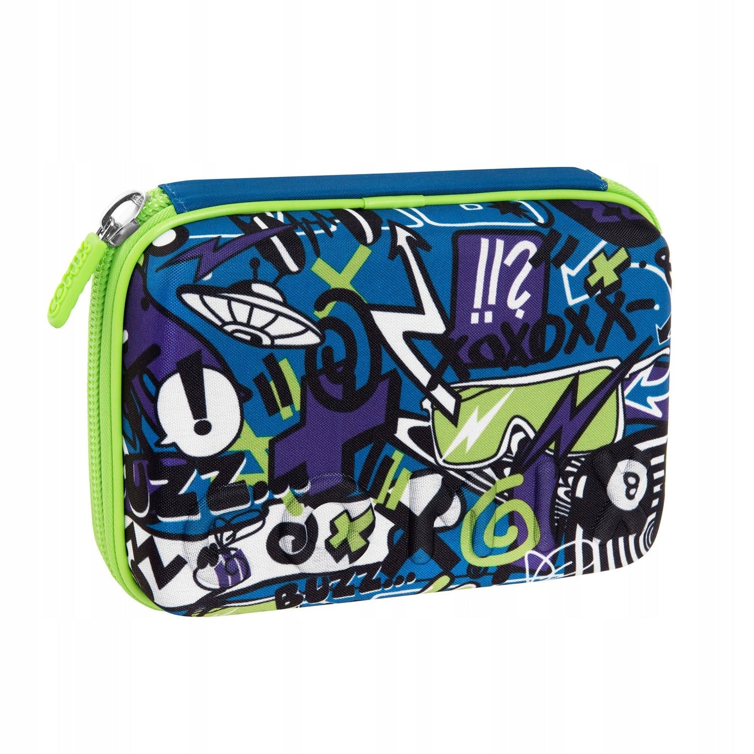 Comix Bright Boy maxi pencil case with compartments and zipper 69721BO