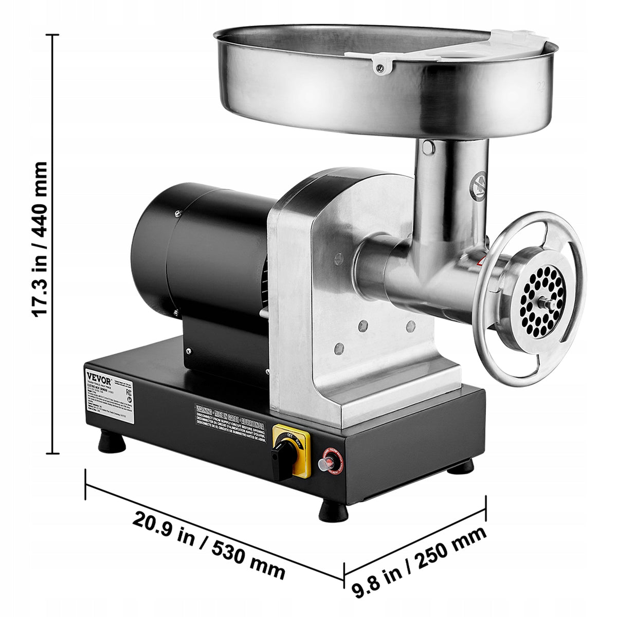 Commercial Electric Meat Grinder 6 Lbs/Min Sausage Stuffer Maker Kitchen Brand no brand