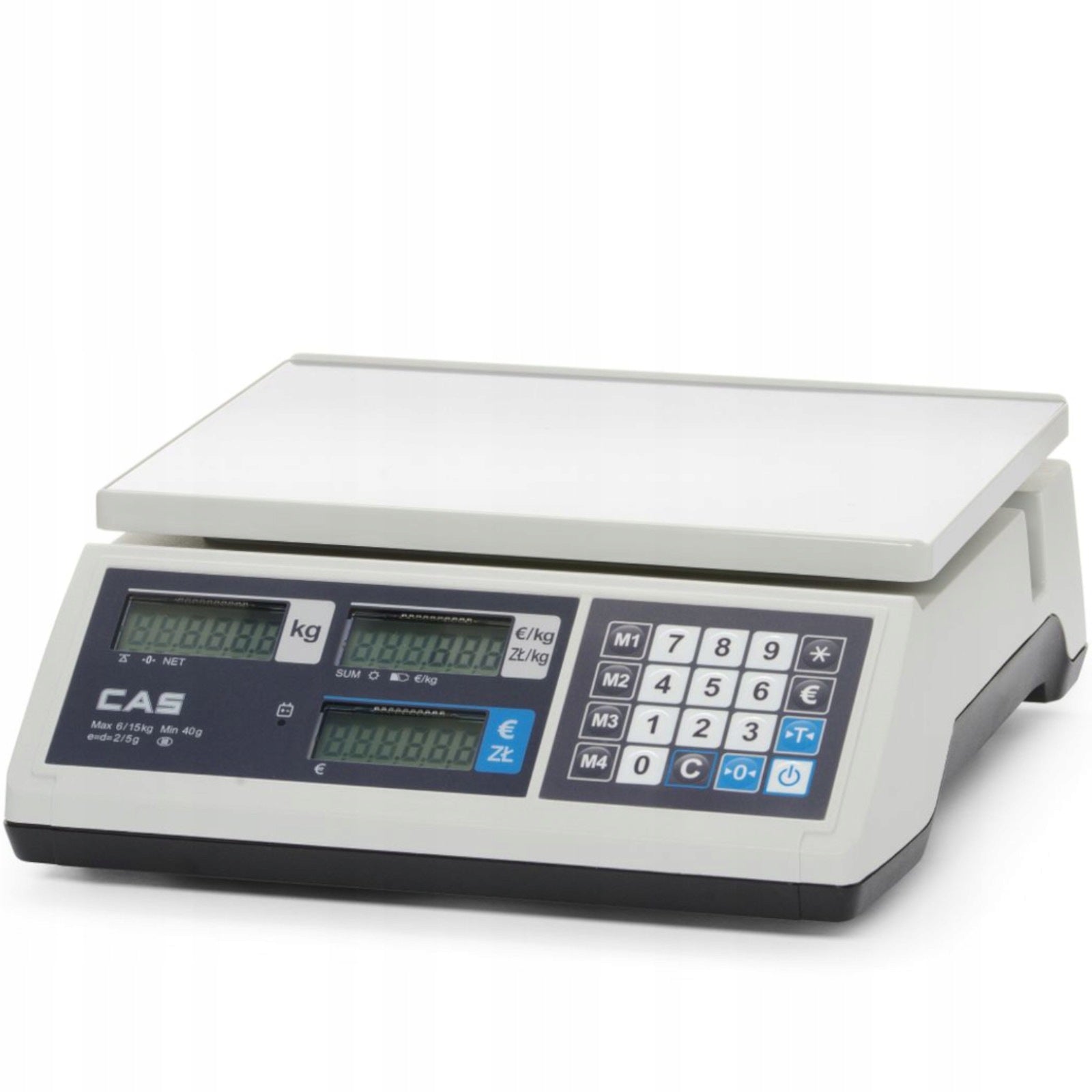 Commercial calculation scale with legalization up to 15 kg 290x209 mm