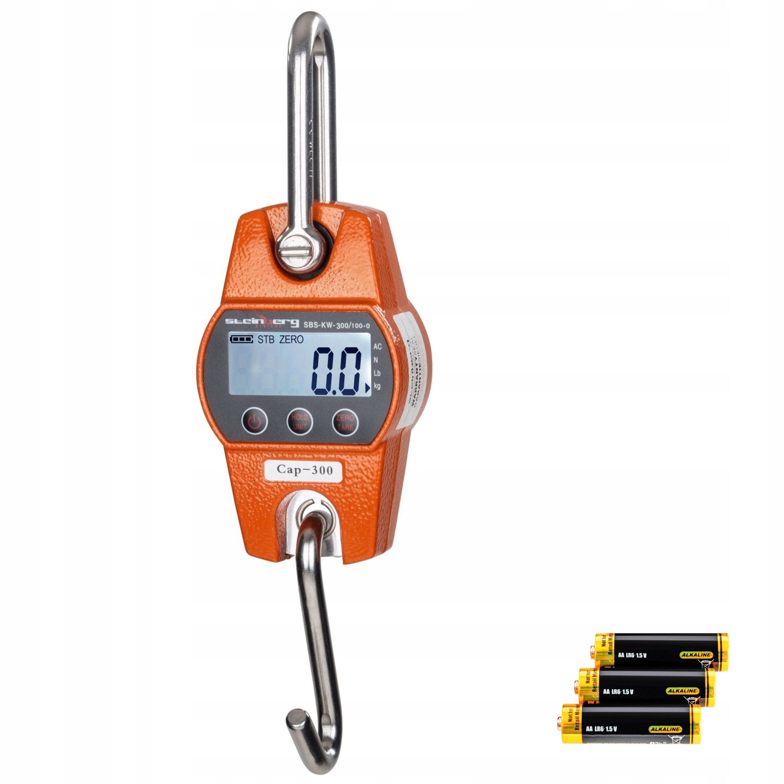 Commercial hunter hook scale with lcd display up to 300 kg Brand Steinberg Systems