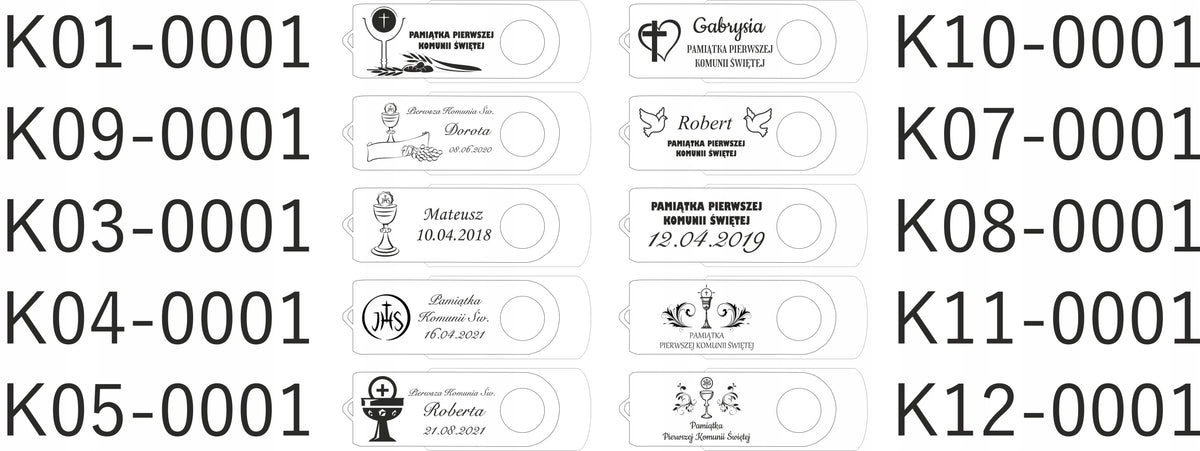 Communion flash drive gift 8GB USB 3.0 souvenir First Holy Communion ENGRAVING Brand MemoRabbit