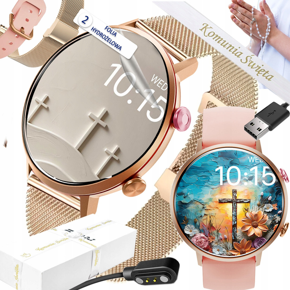 Communion watch SMARTWATCH Rubicon CONNECTIONS PULSE PRESSURE WATERPROOF