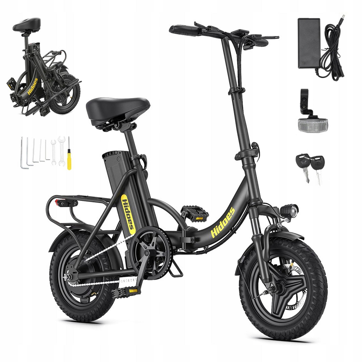 Commuter Folding Electric vehicle Hidoes C5 350W 36V10.4Ah 25km/h 14"
