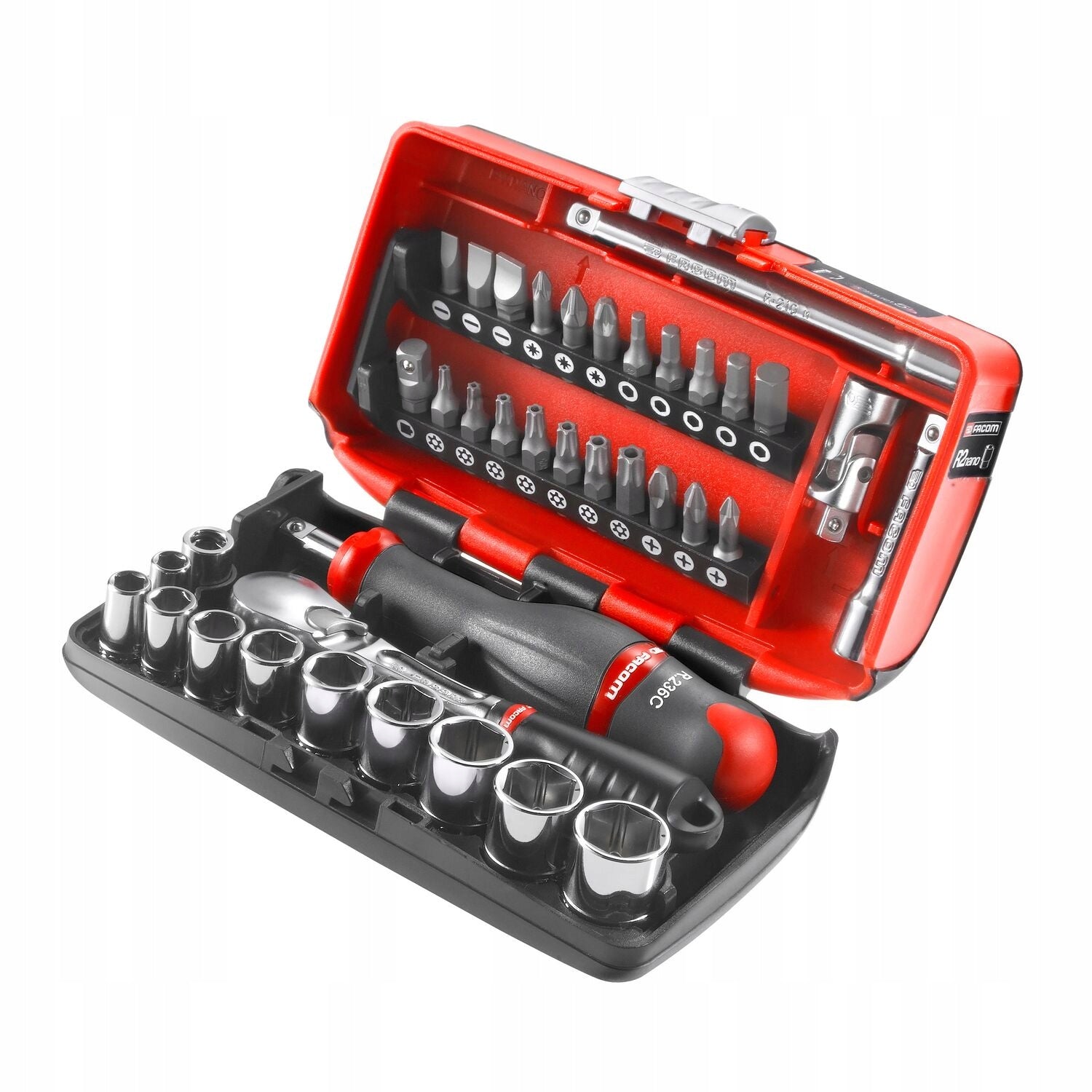 Compact 1/4 ratchet set FACOM RL.NANO1 Manufacturer code RL.NANO1