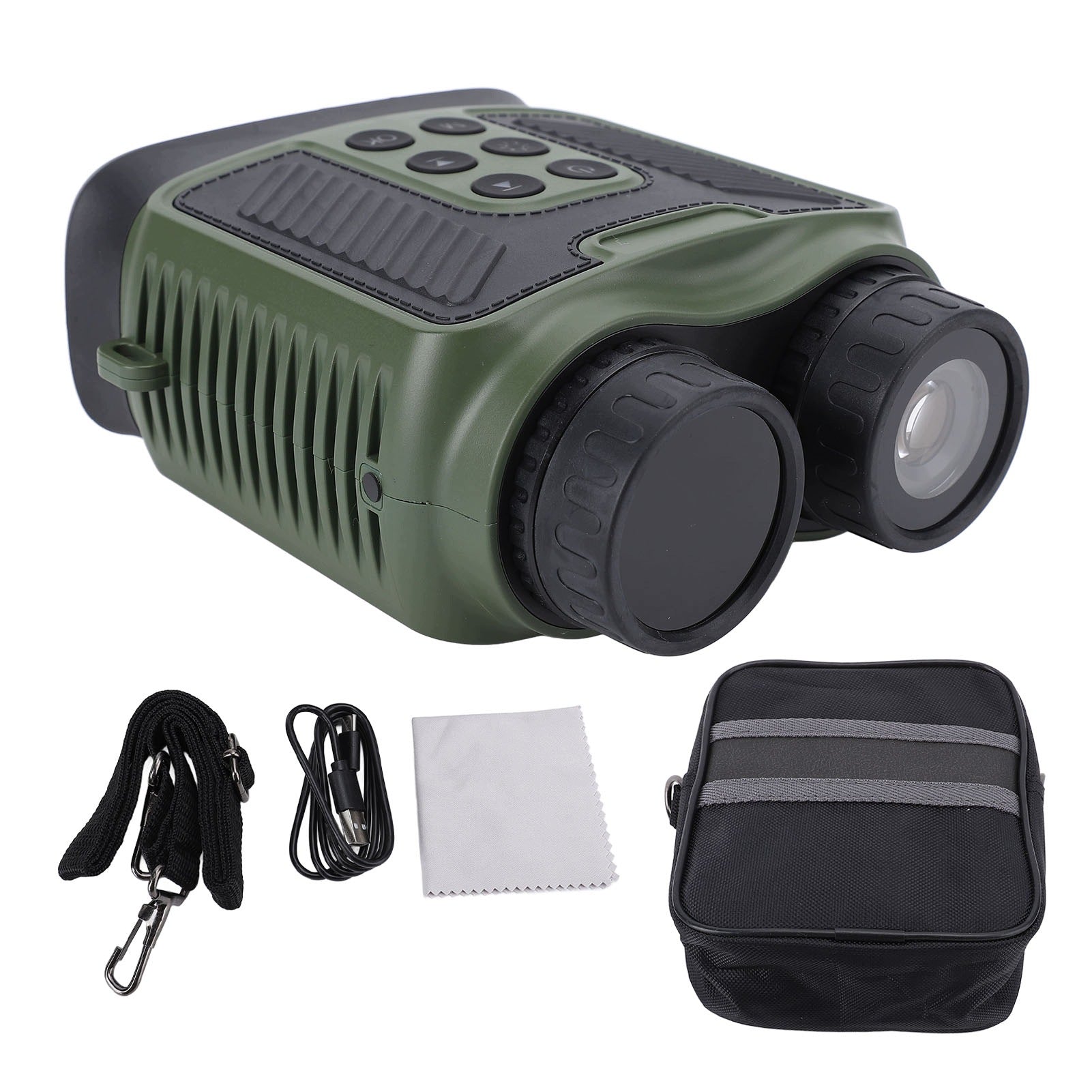 Compact 4K QHD Video Binoculars Images 48 MP Rechargeable 5000 mAh NJ Resolution 1 Mpx
