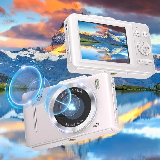 Compact Digital Camera with 32GB 48MP Card Camera with 16X Digital Zoom Brand Bedee