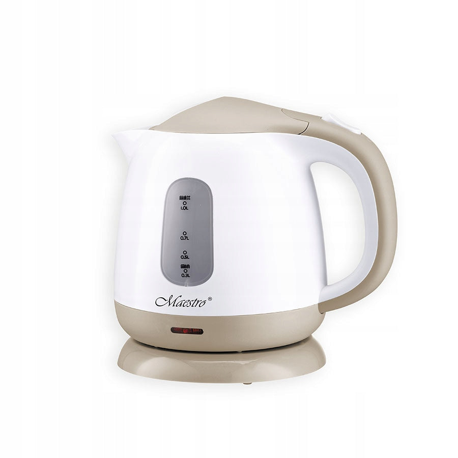 Compact Electric Kettle BEIGE 1l 1100W | Maestro MR-012-BEIGE