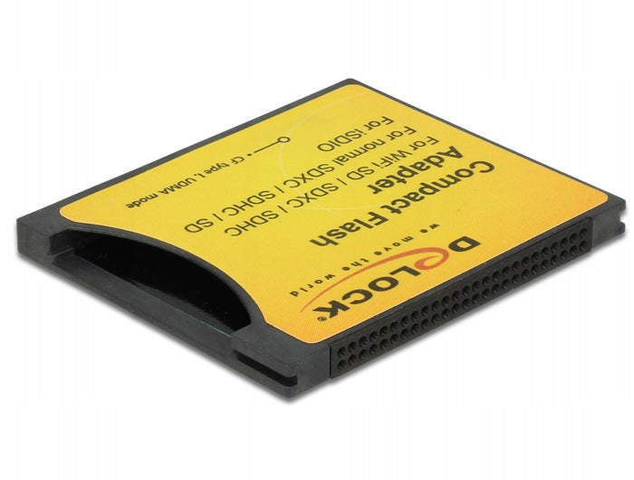 Compact Flash CF to SD SDHC SDXC iSDIO WiFi Adapter Delock 62637